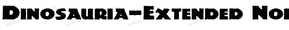 Dinosauria-Extended Normal字体转换